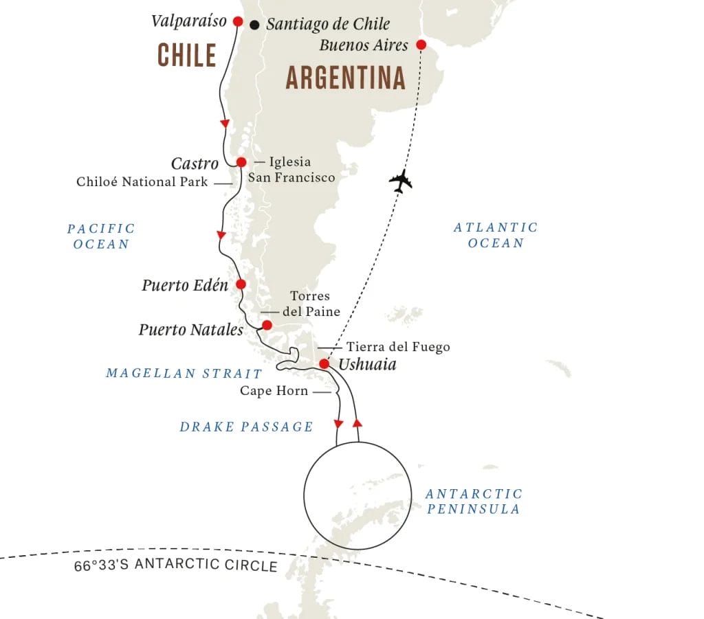 Antarctica & Patagonia Expedition (Southbound)