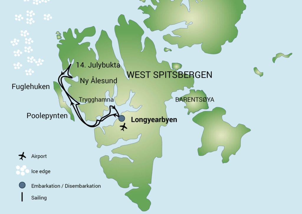 North Spitsbergen, Arctic Spring, Hike & Ski & Sail