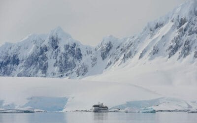 Greg Mortimer in Antarctica 2; Sergei Andronov