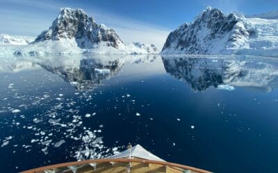 Sailing through Lemaire Channel, Antarctica, Greg Mortimer; Scott Portelli